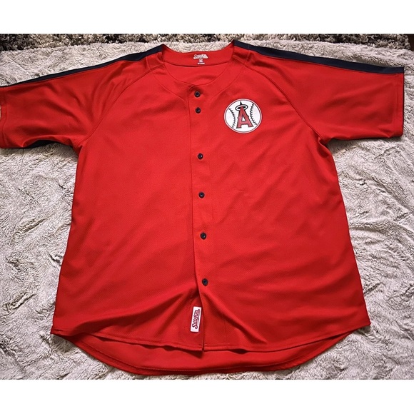 Los Angeles Angels Stitches Jersey-Men’s 2XL - Picture 1 of 7